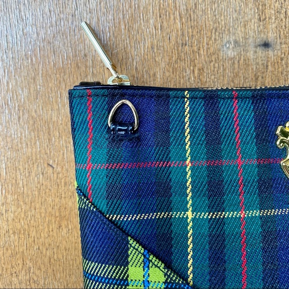 💥CLEAROUT💥NWOT MAC bag/purse patterned plaid, cosmetic, cross body - Picture 8 of 9